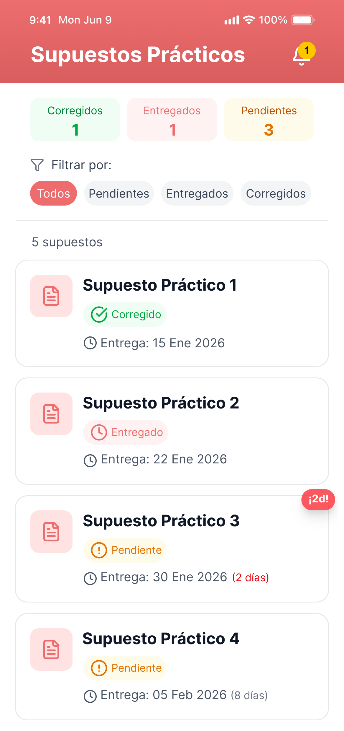 Plataforma Tiza - Captura de pantalla